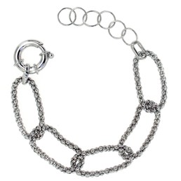 Bracelet Round tulip chain